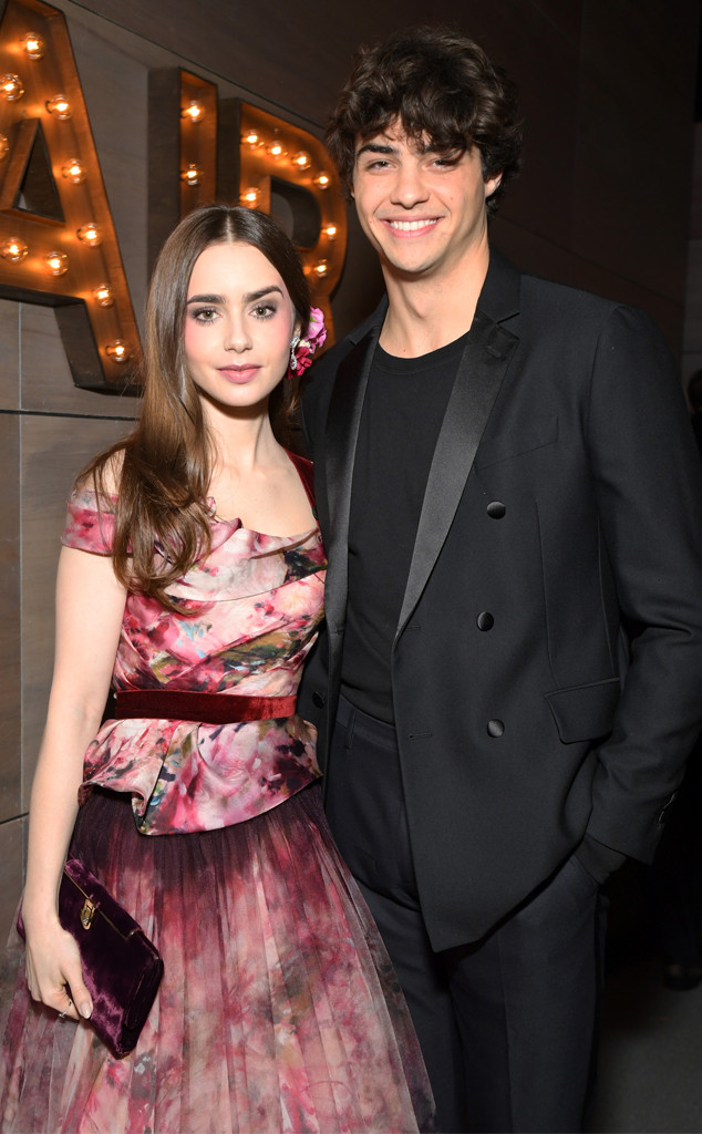 Lily Collins, Noah Centineo, 2019 Vanity Fair Oscar After Party, 2019 Oscars, After Party
